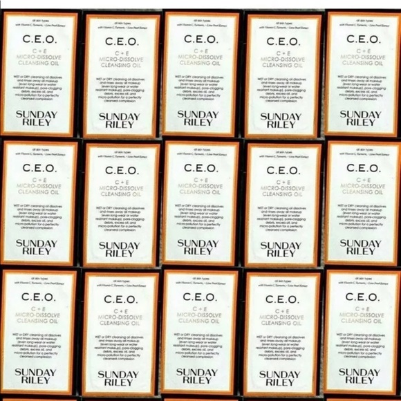 60X Sunday Riley C.E.O. Vitamin C Cleansing Oil